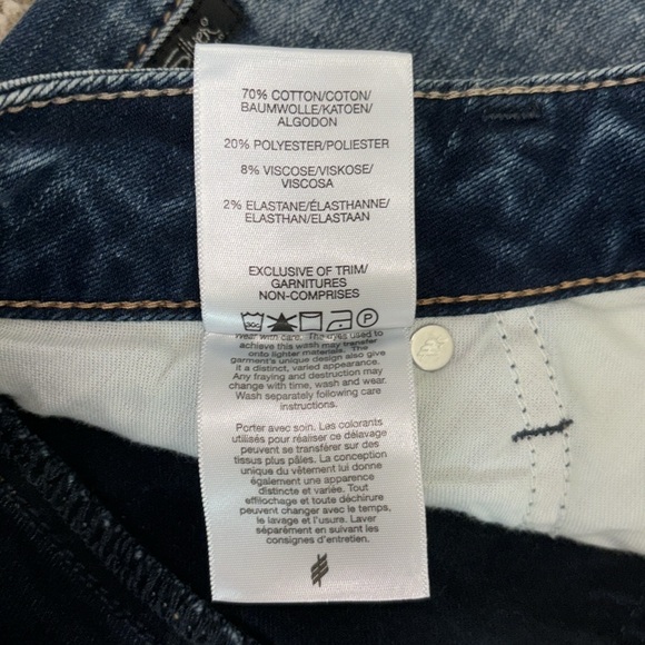 Silver Jeans Co. Elyse Curvy Fit Mid Rise Slim Boot Denim Jeans 28 x 33 - Picture 9 of 10